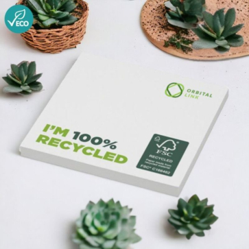 Sticky-Mate Recycled Sticky Notes 75 x 75mm