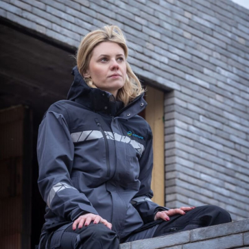 Recycled Shell Jacket with Hi-Viz Trim (Women's Fit)
