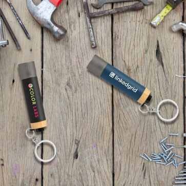 Reborn Recycled Aluminium Keychain Torch