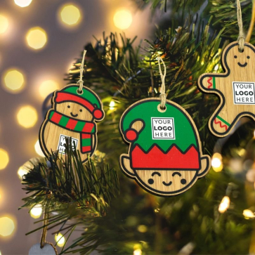 Bamboo Shaped Christmas Bauble