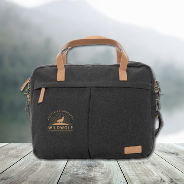 Impact AWARE™ 16oz Recycled Canvas Laptop Bag