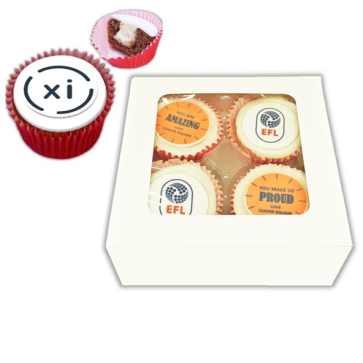 POSTAL ICED CUPCAKES - 4 Pack