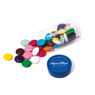 Clear Tube – Mini – Chocolate Beanies