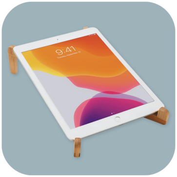 Bamboo shop laptop stand