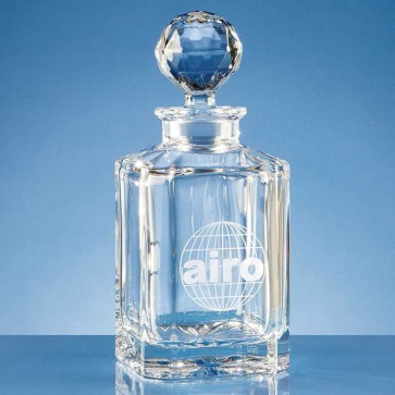 Crystalite Square Spirit Decanter 800ml