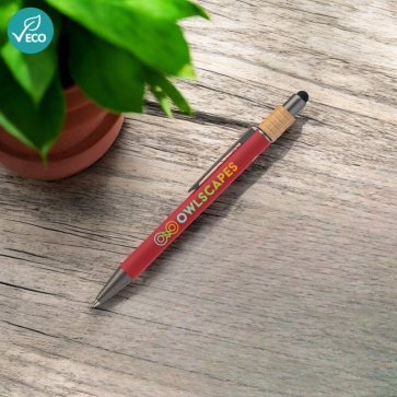 Reborn Spinner Recycled Aluminium Pen With Stylus
