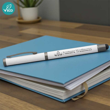 Bowie Recycled Aluminium Stylus Gel Pen