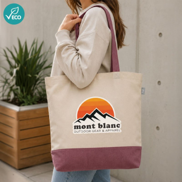 Two-Tone Recycled Cotton Tote 3L