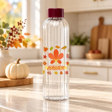 Linea Glass Ridged Colour Pop Bottle 620ml