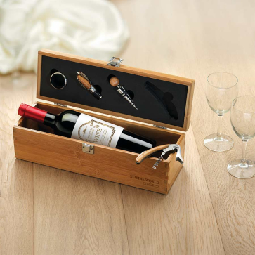 Tardor Wine Set In Bamboo Box