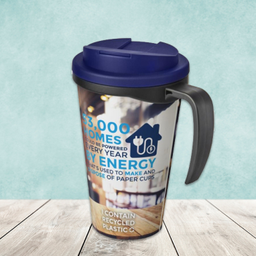 Brite-Americano Grande Tumbler with Spill-Proof Lid 350ml