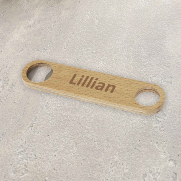 Origina wooden bottle opener 