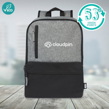 Reclaim 15" GRS Recycled Two-Tone Laptop Backpack 14L