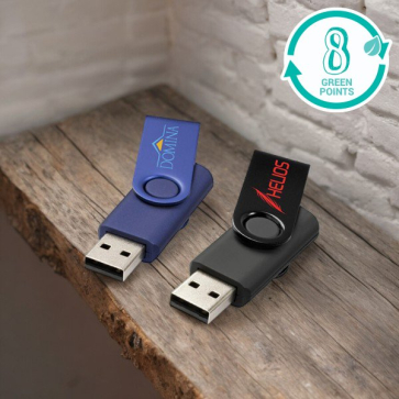 Rotate-Metallic 4GB USB Flash Drive 