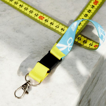 1 Metre Tape Measure Sublimation Lanyard