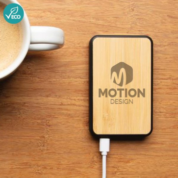 Sustainably Sourced and RCS recycled plastic 5.000 mAh Powerbank