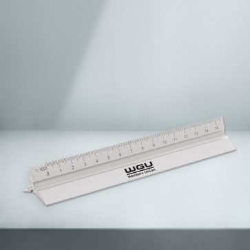 15cm Aluminum Triangular Ruler