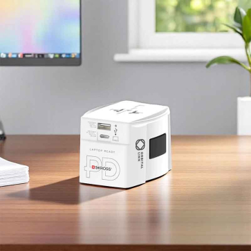 Skross World Travel Adapter MUV 65W PD with USB C Cable