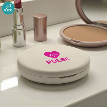 Lumora RCS Recycled Plastic LED Re-chargeable Make-up Mirror