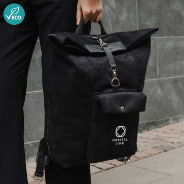 Vinga RCS Faux Suede Backpack 23L