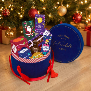 Hat Box filled with Luxury Chocolate