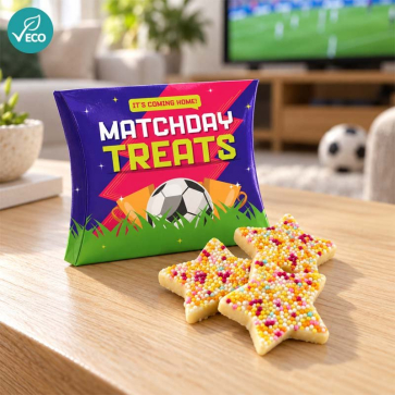 4 White Chocolate Jazzie Stars in Large Pouch