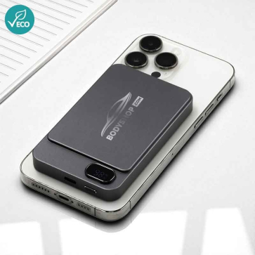 Recycled Aluminium Wireless Power Bank 5000mAh (Express Delivery)