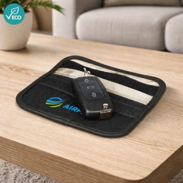 Recycled Key and Card Pouch with RFID