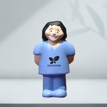 Female Nurse Shaped Stress Ball