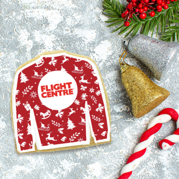 Christmas Jumper Shortbread Biscuit