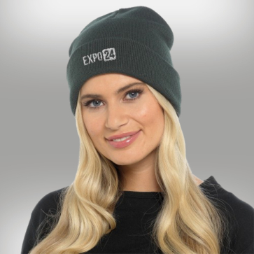 Acrylic Cuffed Beanie Hat 