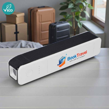 5-in-1 Travel Powerbank 2600 mAh - Lugage Scale - Flashlight - Ruler - Temperature Gauge