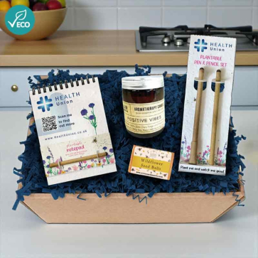 Plantable Gift Set- Including Pen and Pencil set, Candle, Notebook and Seed Balls