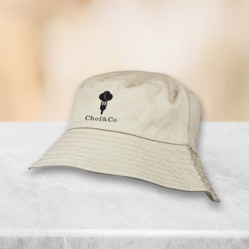 100% Washed Chino Cotton Bucket Hat with Cotton Lining