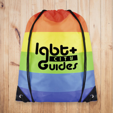 Rainbow Drawstring Bag