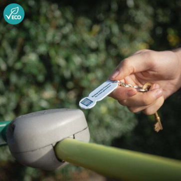 Trolley Stick Oblong Keyring