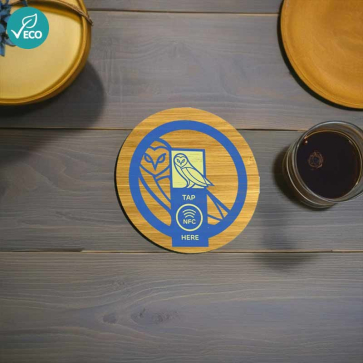 NFC Bamboo Coasters