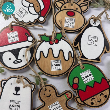 Bamboo Shaped Christmas Bauble