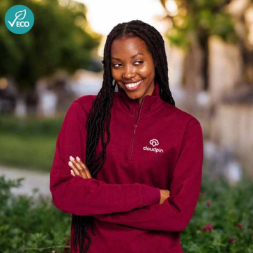 Fairtrade & Organic Unisex Quarter Zip Sweatshirt