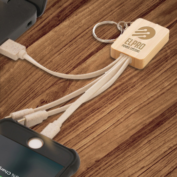 Bamboo Charger and Wheat Straw Charger