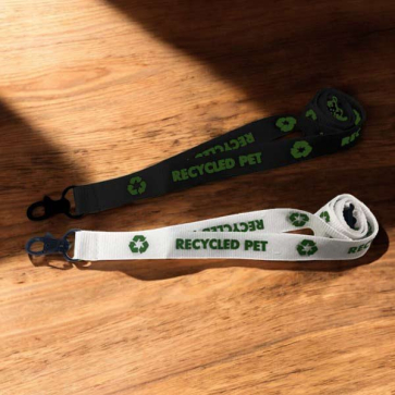 Eco Friendly R-PET Screen Printed Lanyard