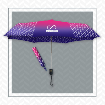 Soft Feel Printed Promo Matic Umbrella