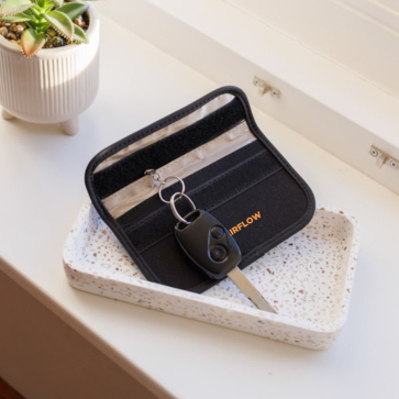 Recycled Key and Card Pouch with RFID