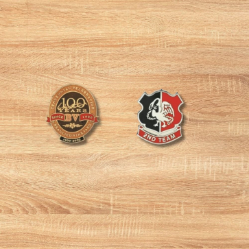 Pantone Matched Hard Enamel Badges