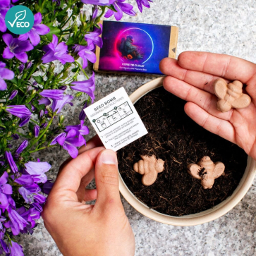 Shaped Seed Bombs in a Matchbox
