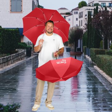 AOC Pocket Umbrella Fare Whiteline