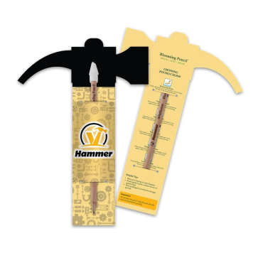 Blooming Pencil with Hammer Shaped Backing Card