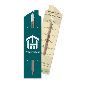 Blooming Pencil with House Shaped Backing Card