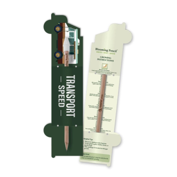 Blooming Pencil with Van Shaped Backing Card