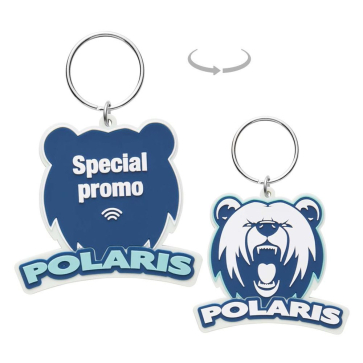 PVC Double Sided NFC Keyring